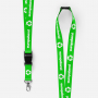 RPET Quadri + safety tie and detachable clip
