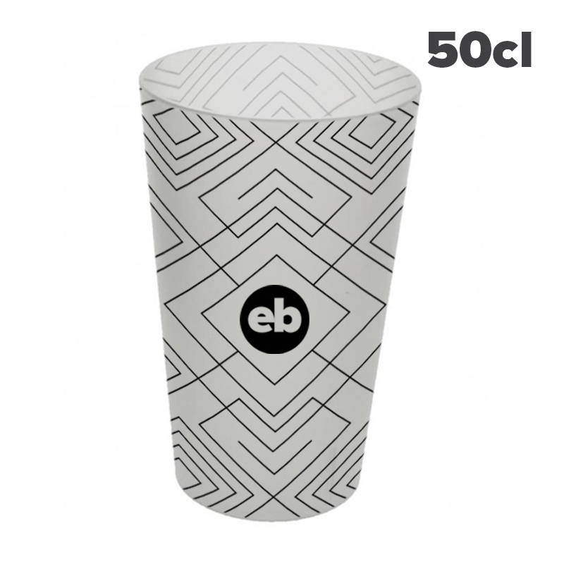 Custom silk-screen printed 50cl tumblers - Unique and durable designs