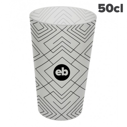 50cl cups 1 color printing