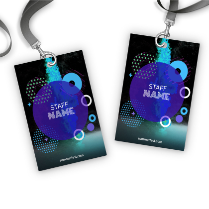A7 80x120 mm Event passes and VIP passes