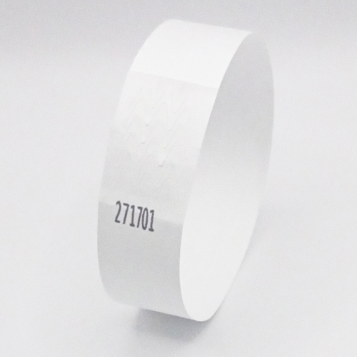 Plain Tyvek wristbands