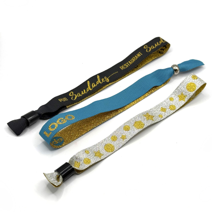 Woven gold / silver Wristbands
