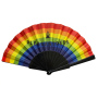 Personalised Paper Hand Fan with Plastic Handle