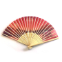 Personalised Fabric Hand Fan with Bamboo Handle