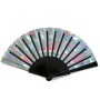 Personalised Fabric Hand Fan with Plastic Handle