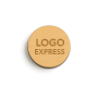 Express Wooden Tokens with Single-Sided Engraving