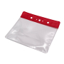 Flexible PVC Badge Holder with Coloured Reinforcement – 86 × 54 mm
