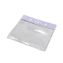 Flexible PVC Badge Holder with Coloured Reinforcement – 86 × 54 mm