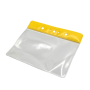Flexible PVC Badge Holder with Coloured Reinforcement – 86 × 54 mm