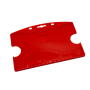 Coloured Horizontal Rigid Badge Holder – 86 × 54 mm