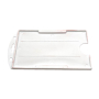 Coloured Vertical Rigid Badge Holder – 54 × 86 mm