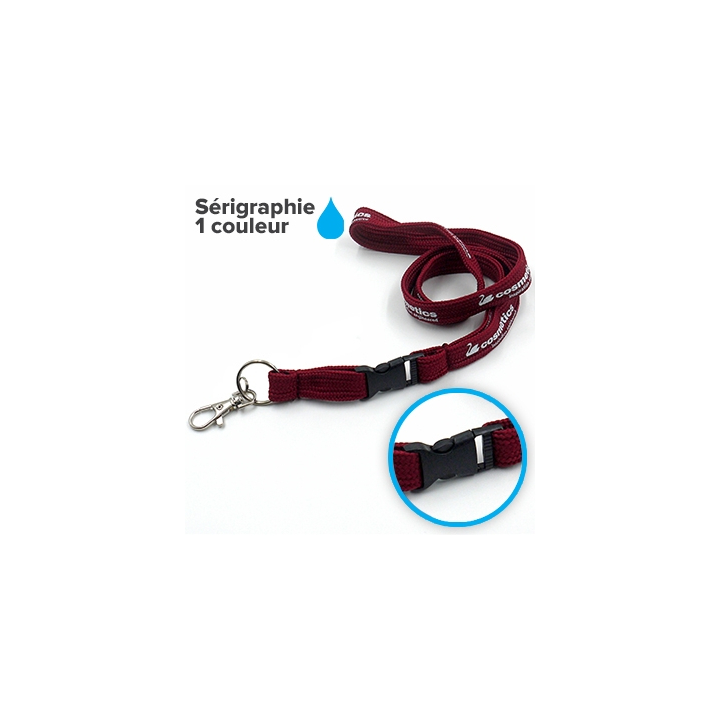 tubular security choker with serigraphy clip