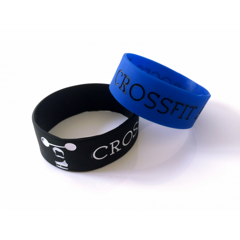 Large silicone wristbands for bigger logos on your wrists!