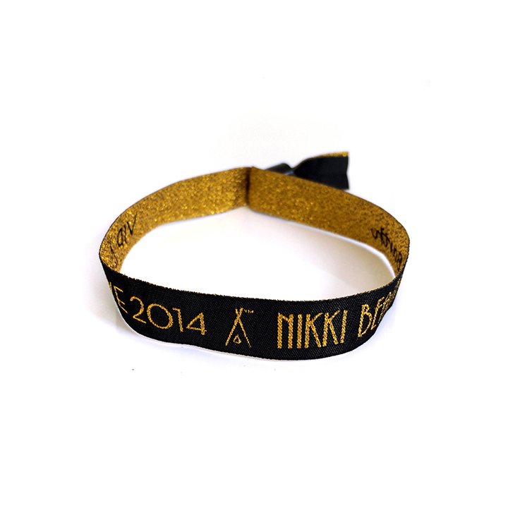 gold weave bracelet